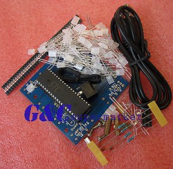 1pcs-Electronic-design-DIY-kit-Cube-4-4-4-Blue-cube-51-Microcontroller-1