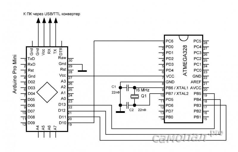 Arduino своими руками схема